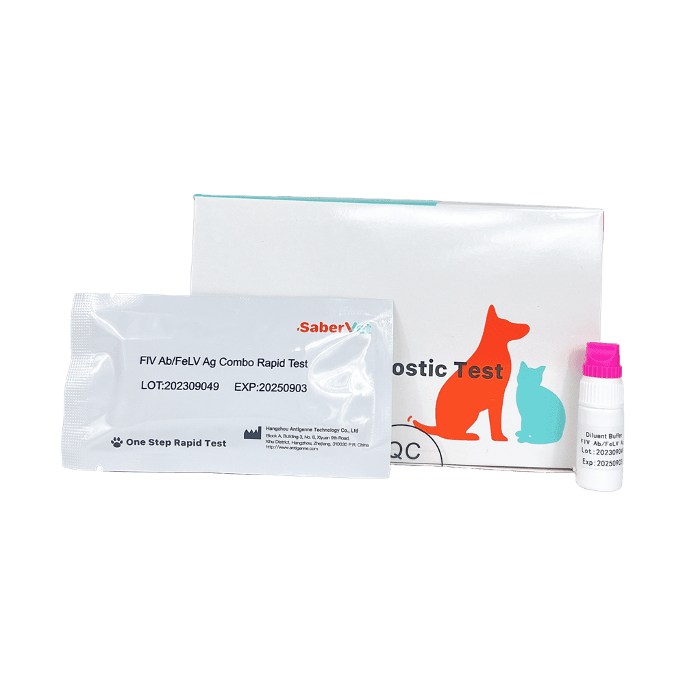 Alat Test Kit Kucing FIV Ab & FeLV Kombo - (1 Box)