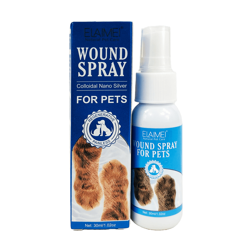 Spray Luka Kucing dan Anjing Alami Antibakteri Elaimei