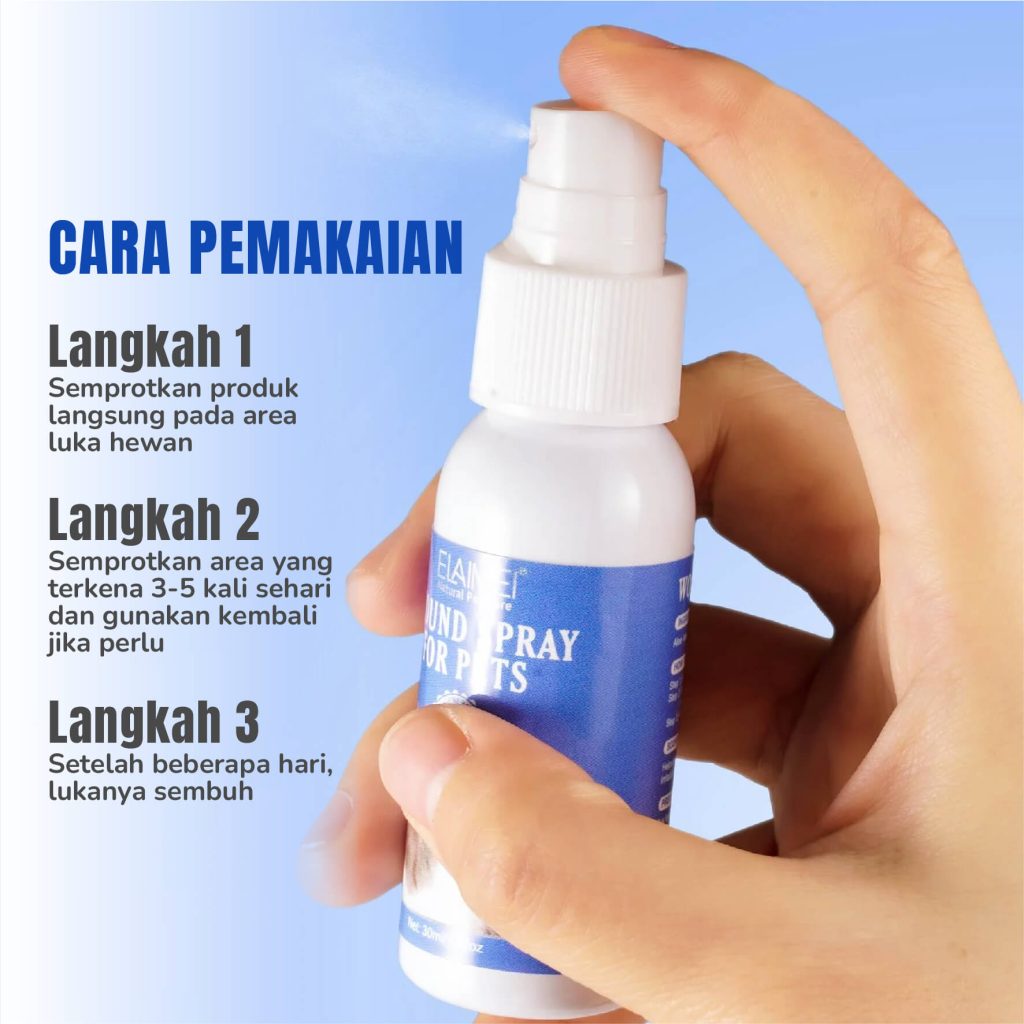 Spray Luka Kucing Alami Elaimei - Obat Luka Anjing Spray Hewan Antibakteri (30 mL) Resize-05