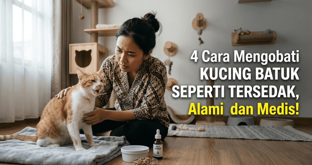 4 Cara Mengobati Kucing Batuk Seperti Tersedak, Alami dan Medis!